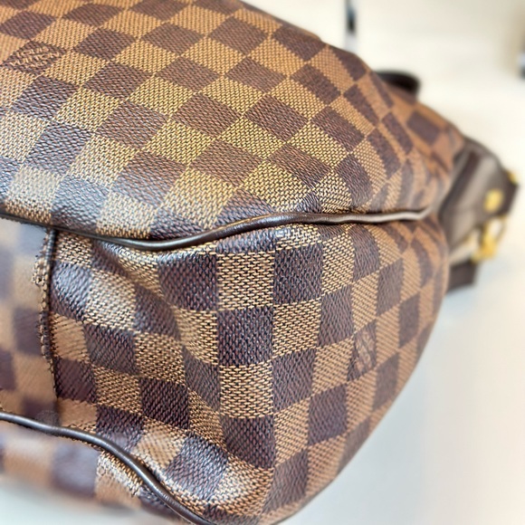 Louis Vuitton Damier Ebene Evora Shoulder Bag Tote - Picture 8 of 17